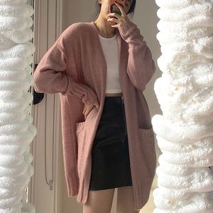 &Other Stories Dusty Pink Cardigan